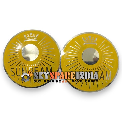 Petrol fuel tank yellow - fuel, badges