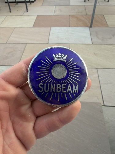 Sunbeam original tank - original, badge